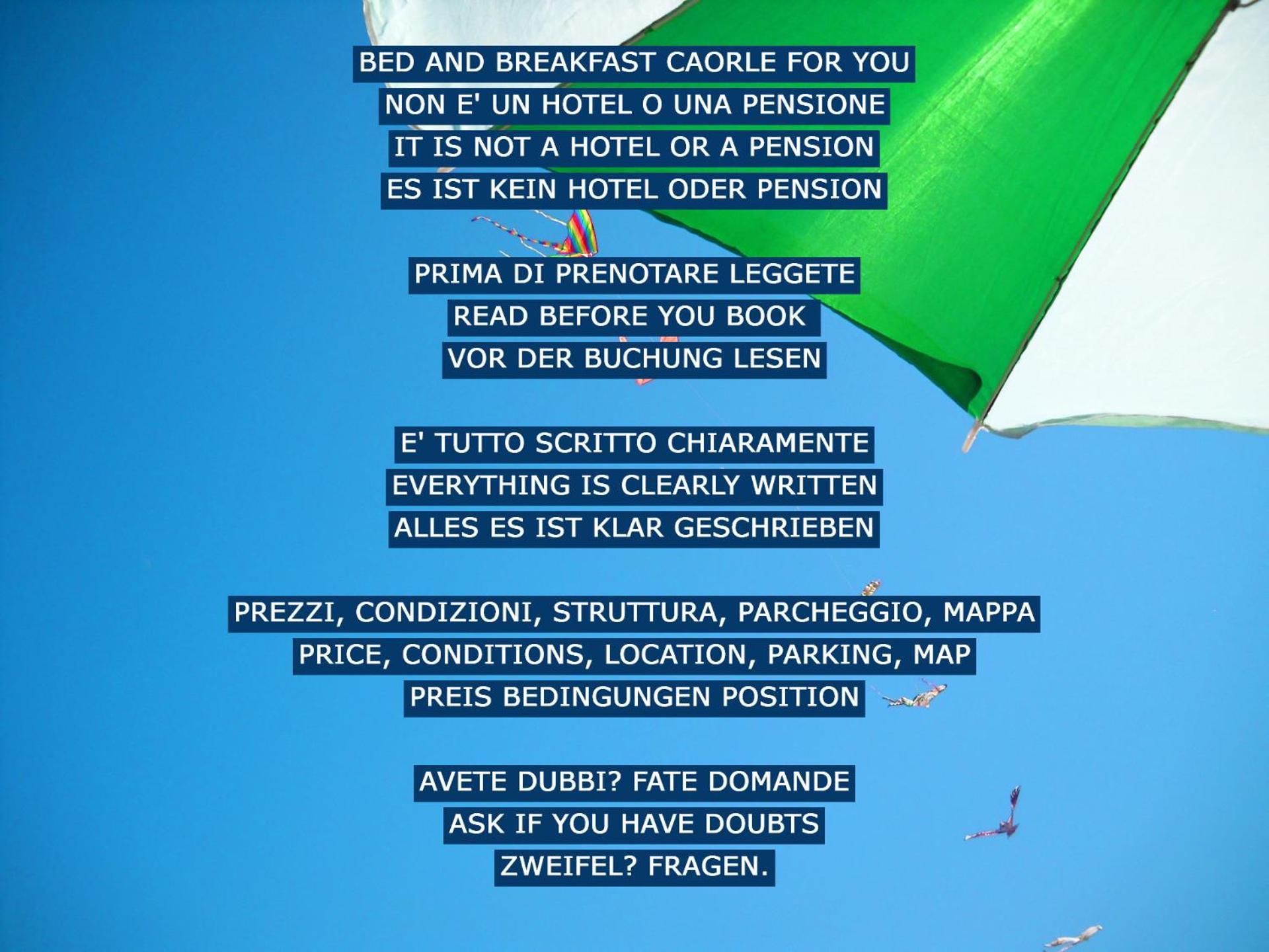 B&B Caorle For You Exteriör bild